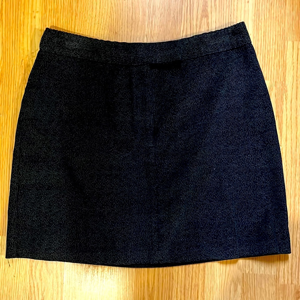 EXPRESS black twill skirt